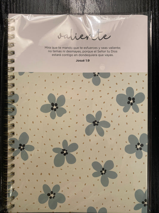 Libreta Pastel Valiente Josue 1:9