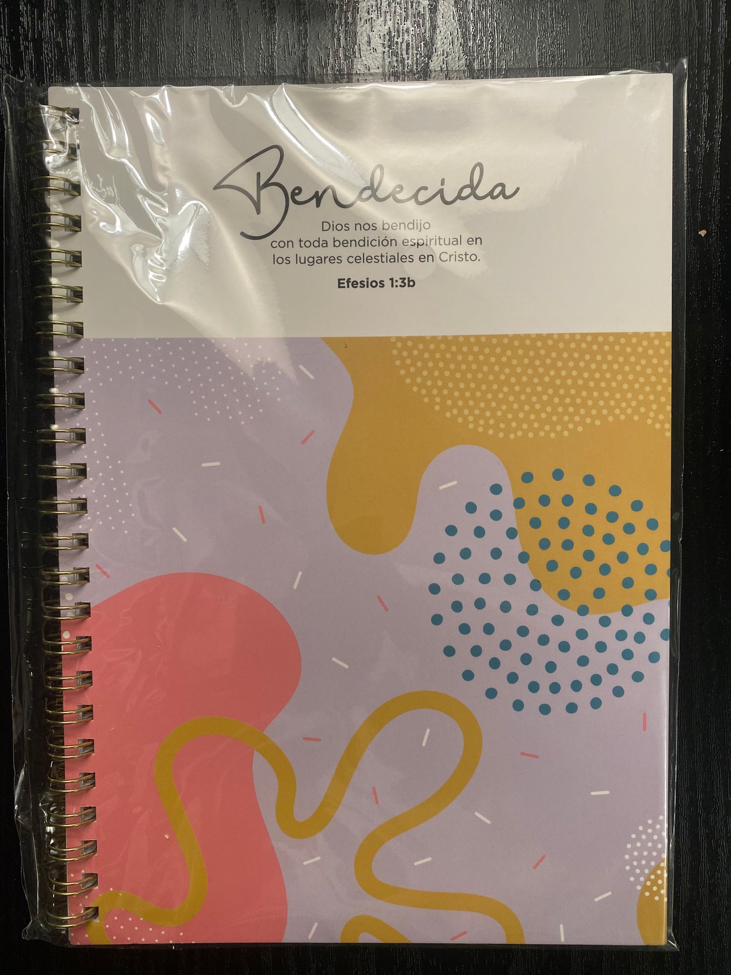 Libreta Pastel Bendecida Efesios 1:3