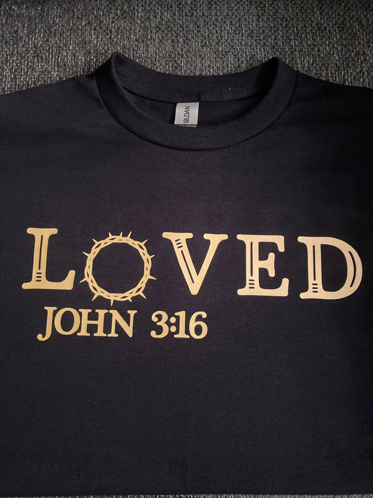 Tshirt Loved John 3:16