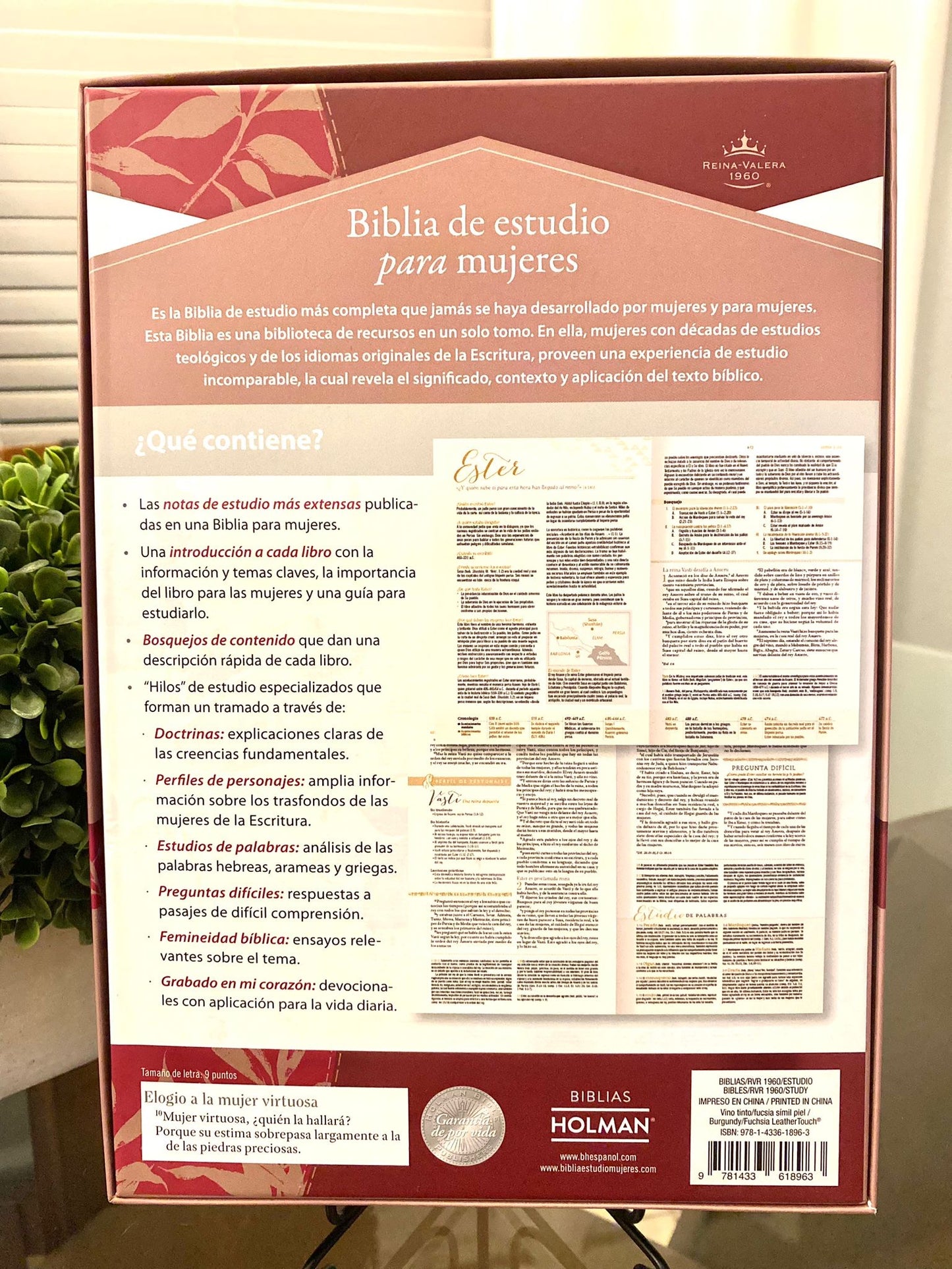 Biblia de Estudio para mujeres RVR 1960